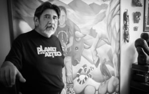 Martin Moreno is a Chicano artist who lives in Arizona. Photo: Eduardo Barraza | Barriozona Magazine © 2004