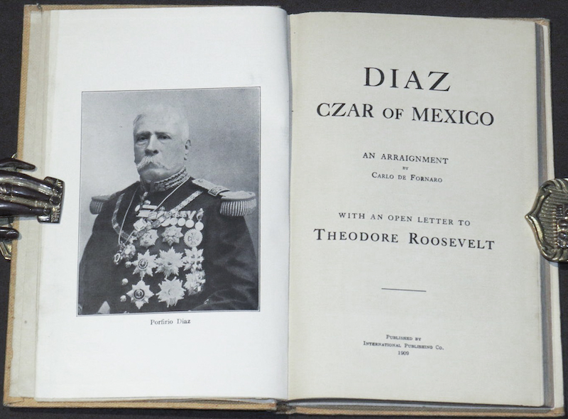 Imagen del libro Porfirio Díaz, czar of México por Carlo de Fornaro.