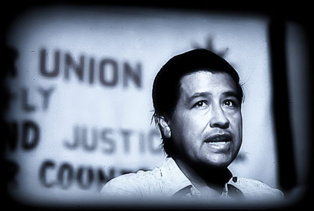 Cesar Chavez in Phoenix - Fast at the Santa Rita Hall in 1972