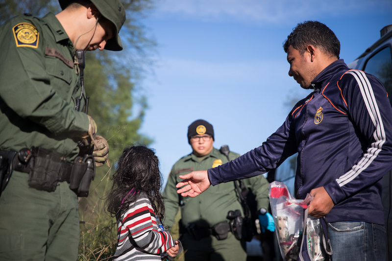 The number of refugees and asylum-seekers from countries in Central America has soared in the last few years. A large number of individuals and families are detained trying to enter the United States to become refugee applicants. Photo: by Ozzy Trevino | U.S. Customs and Border Protection Office of Public Affairs