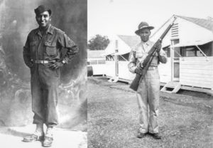 Mexican American men and women proved their American loyalties and bravery in wartime during World War II. Photographs: Chicano Research Collection | Hayden Library
