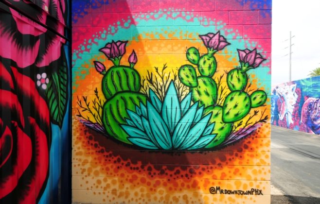 Mural in Downtown Phoenix turns alley into an art gallery