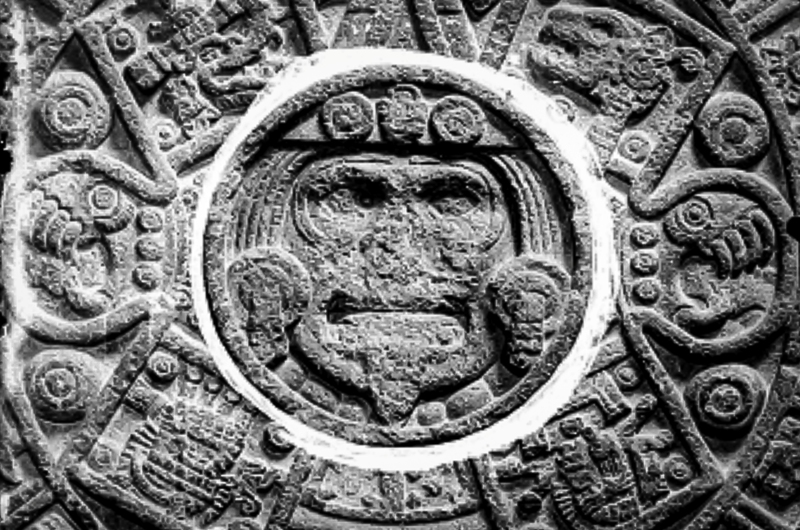 Detalle de la Piedra del Sol. Foto © Instituto Nacional de Antropología e Historia