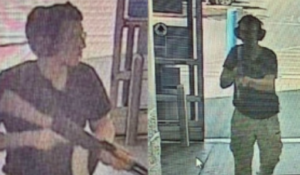 El tiroteo masivo en El Paso, Texas fue perpetrado por Patrick Crusius. En estas imágenes del video de vigilancia se ve a Crusius entrando a la tienda Walmart con el rifle usado en el ataque. Foto: Especial