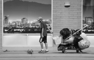 La cifra de personas sin hogar en Estados Unidos sigue aumentado, con California como el estado con más indigentes en el país. Foto: Eduardo Barraza | Barriozona Magazine © 2019
