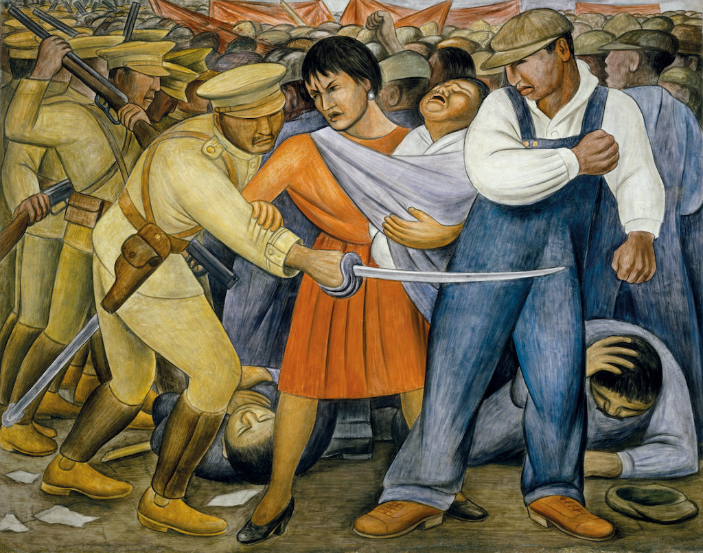 La obra de Diego Rivera titulada “La obra de Diego Rivera titulada “El levantamiento” (1931) será parte de la muestra de arte del Museo Whitney.” (1931) será parte de la muestra de arte del Museo Whitney.
