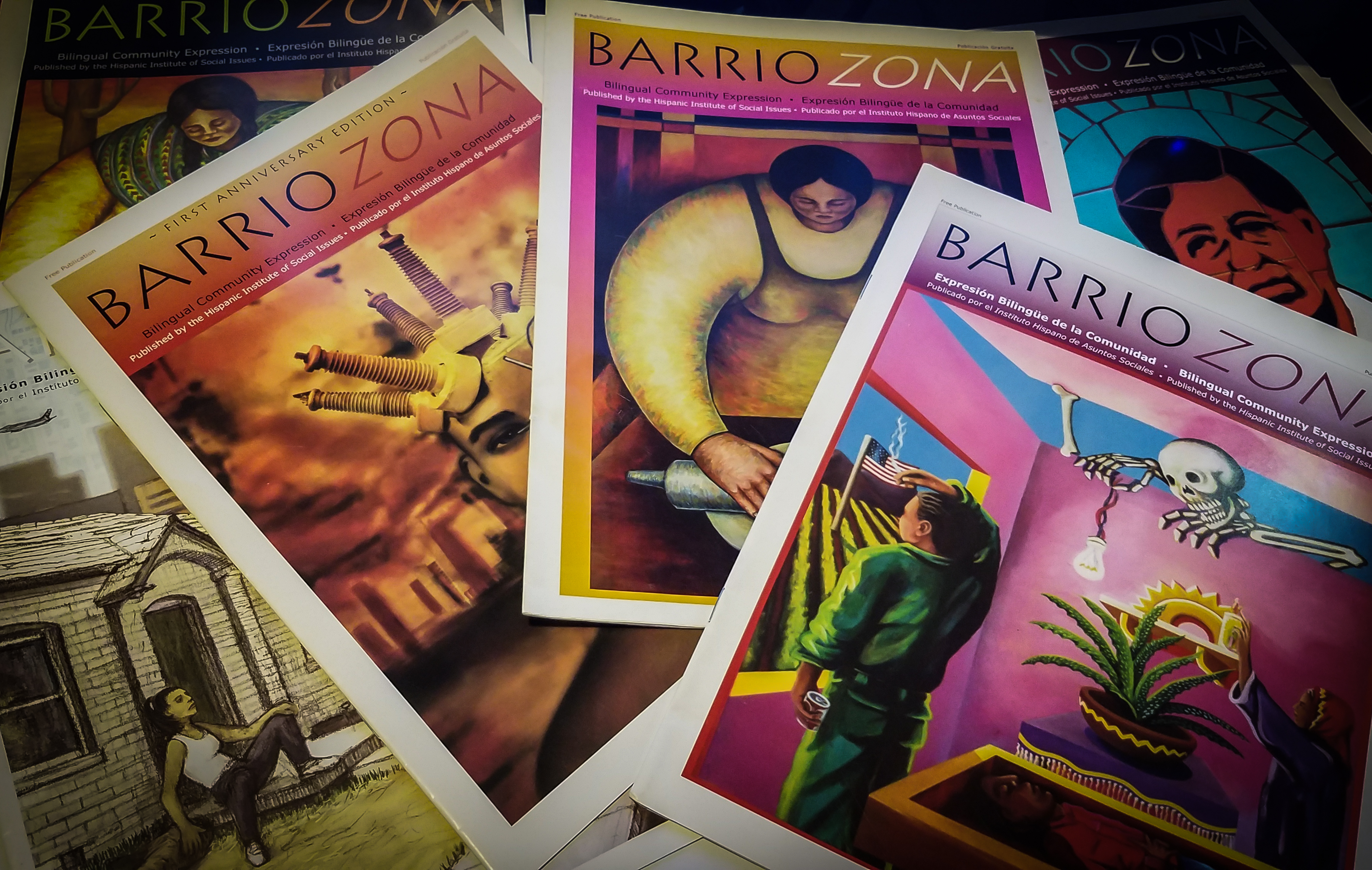 Barriozona Magazine covers