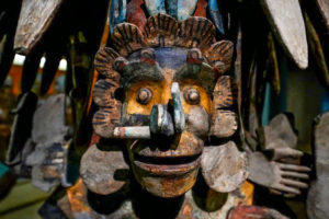 Impresionantes artefactos prehispánicos con el de la imagen son parte de la exposición “La Grandeza de México”. Foto: Secretaría de Cultura | México