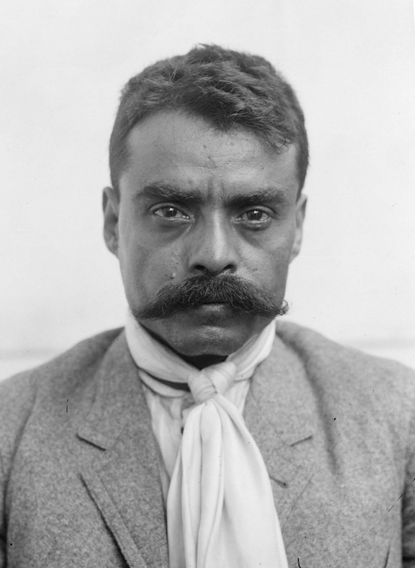 Fotografía de Emiliano Zapata, su asesinato a traición es uno uno de los magnicidios de la Revolución mexicana