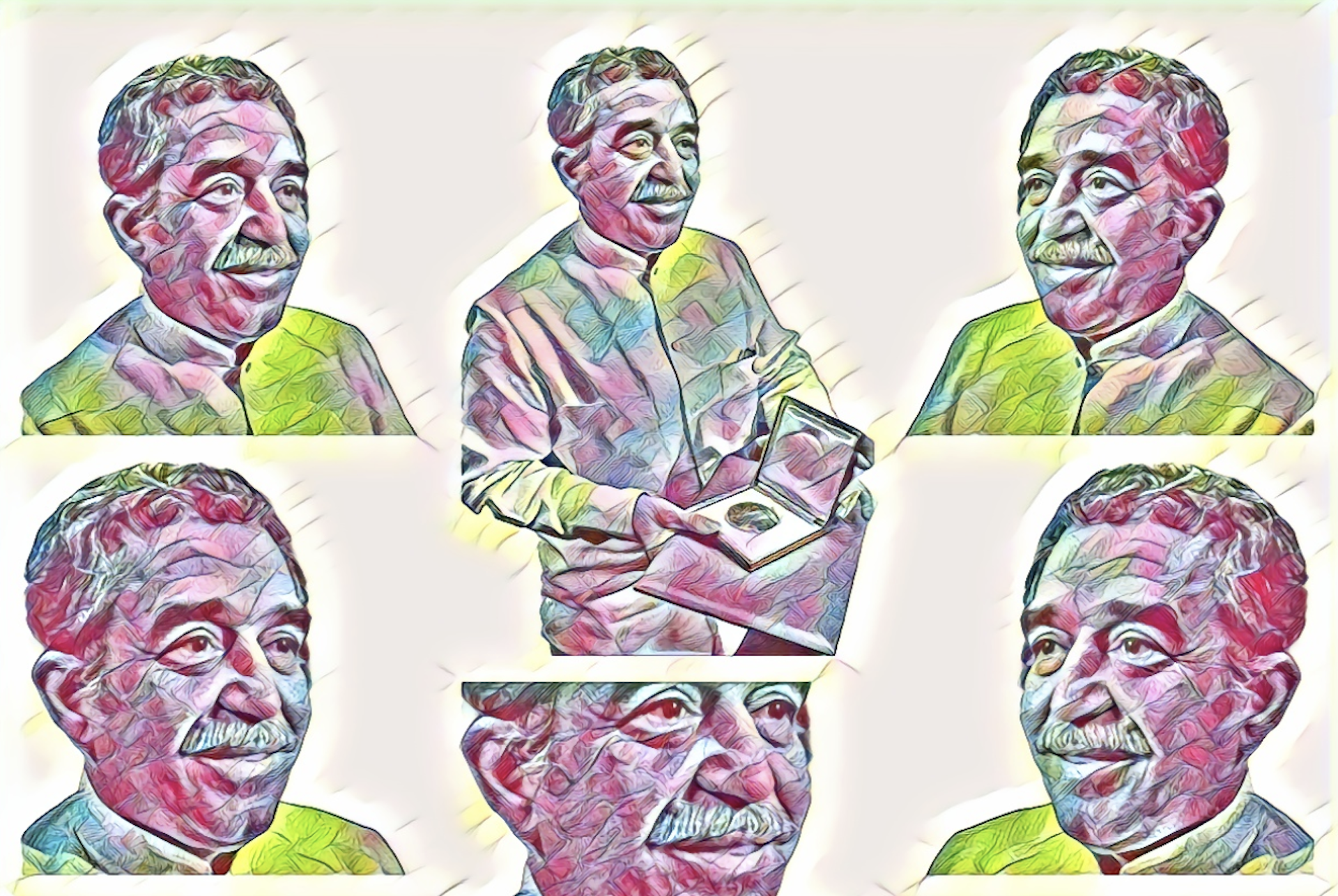 Gabriel García Márquez comenzó su carrera en el periodismo. Aunque escribió muchas obras de no ficción y cuentos, su fama mundial y reconocimiento en las altas esferas de la literatura universal llegó gracias a sus novelas, como Cien años de soledad, Crónica de una muerte anunciada y Amor en el La hora del cólera. Collage: Barriozona Magazine © 2023