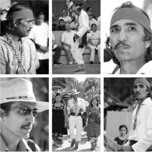 Un collage de imágenes de Tupac Enrique Acosta muestra algunas facetas de su trabajo a favor de los derechos humanos en Phoenix, Arizona. Fotos: Eduardo Barraza | Barriozona Magazine © 2023